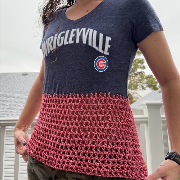 Chicago Cubs crochet top - Picture 6 of 7
